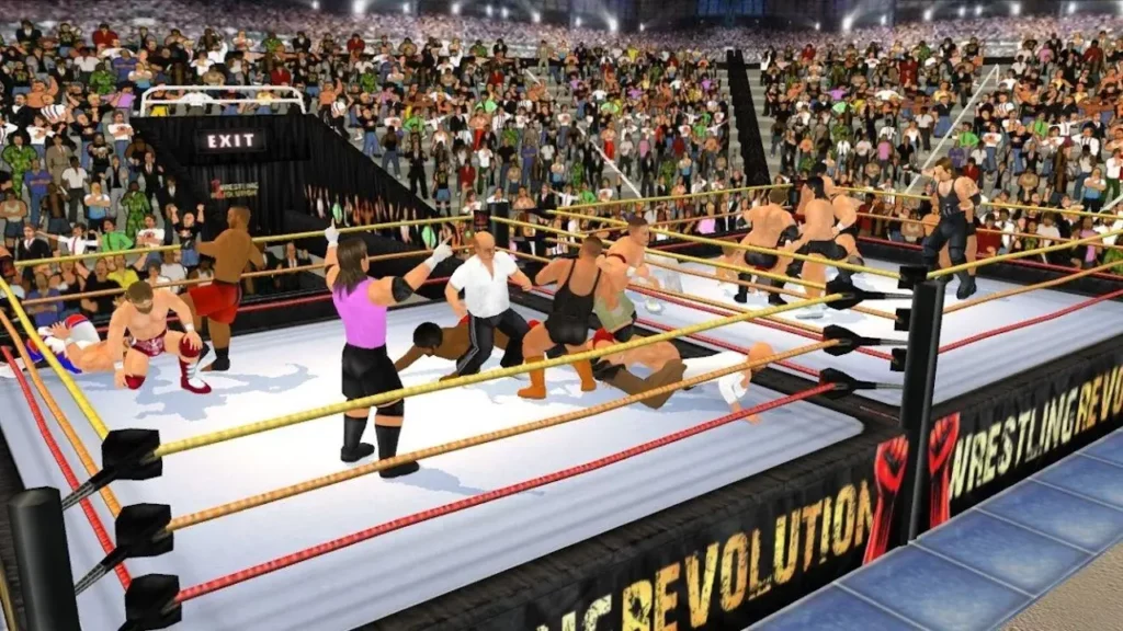 Wrestling Revolution 3D different modes