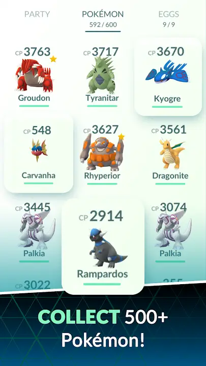 all pokemon collected