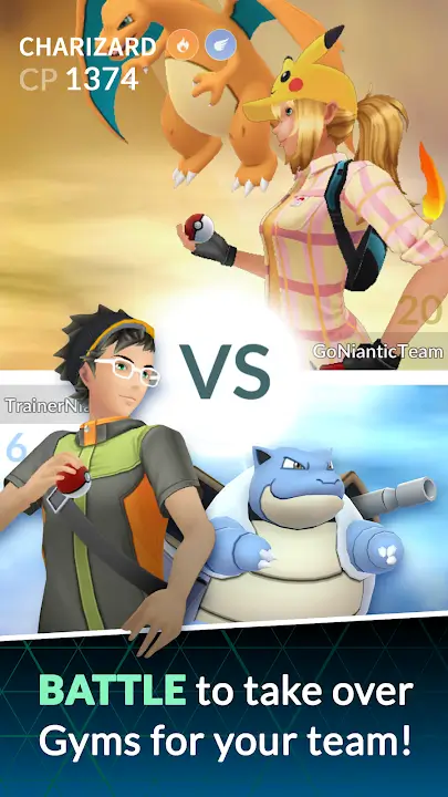 battle in pokemon go