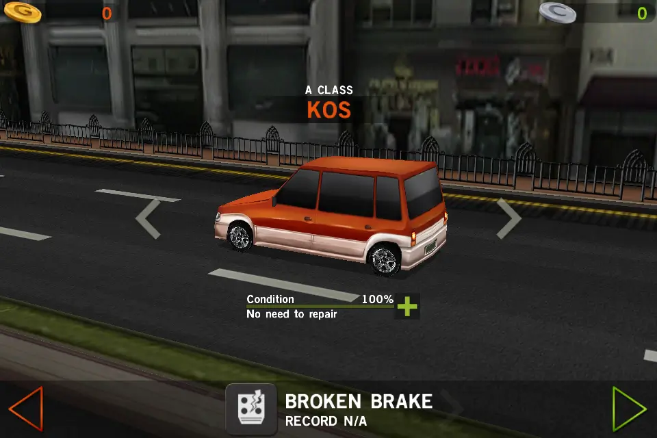 broken brake in dr driving