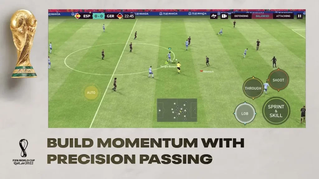 build momentum with precise passing