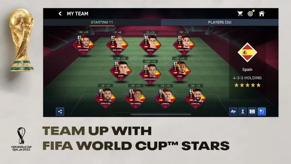 team up with other team in fifa
