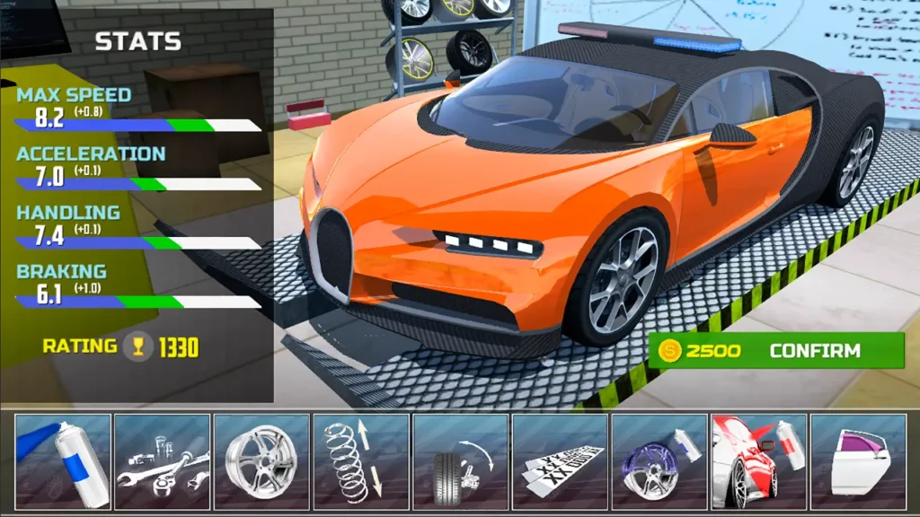 car simulator 2 mod apk free shopping