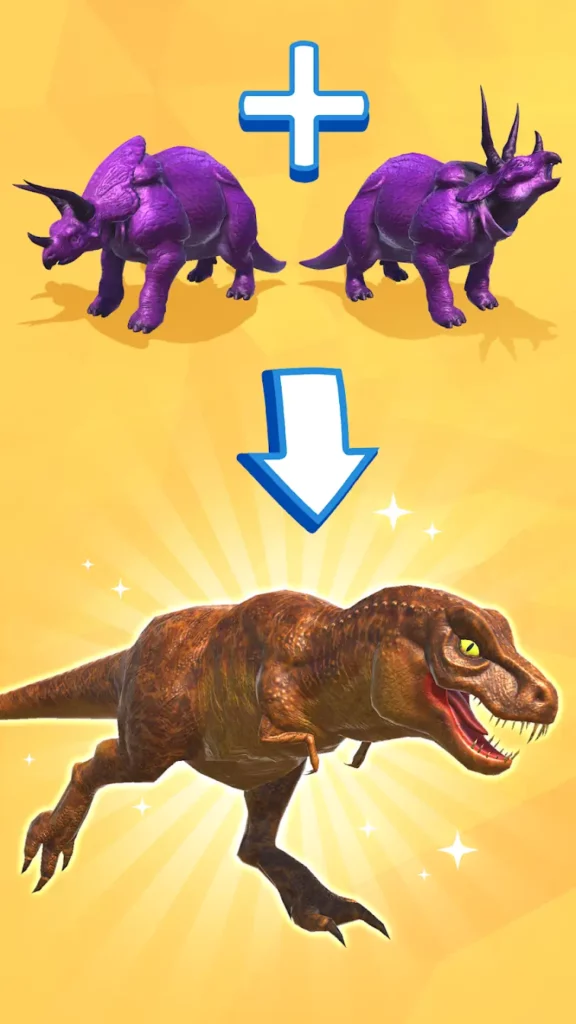 merger master dinosaur monster mod