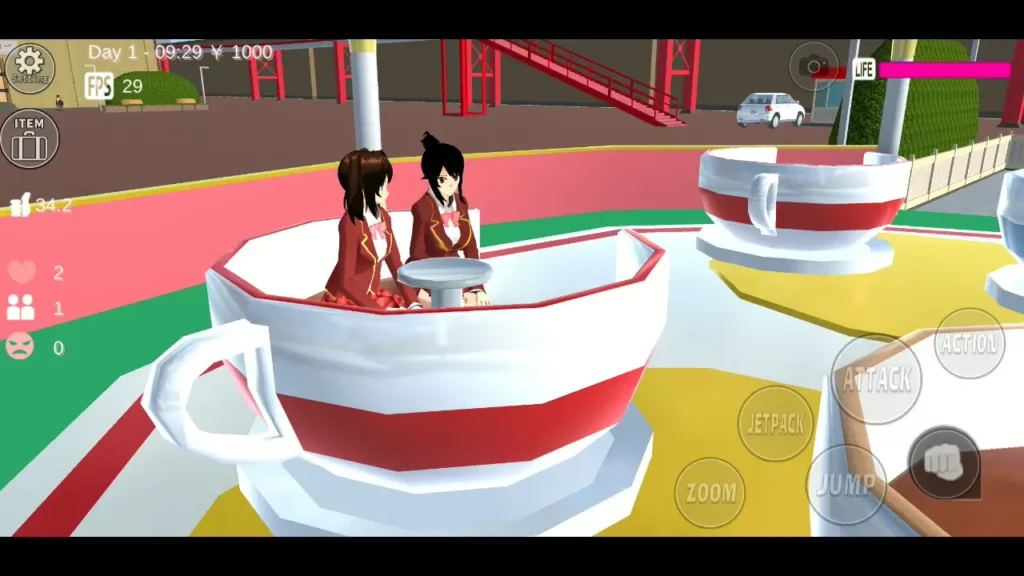 Tela do Simulador da Escola Sakura 3